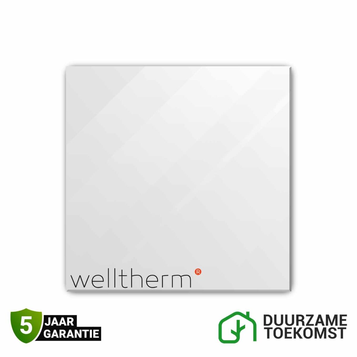 Welltherm infraroodpaneel Kristal Wit 370 watt