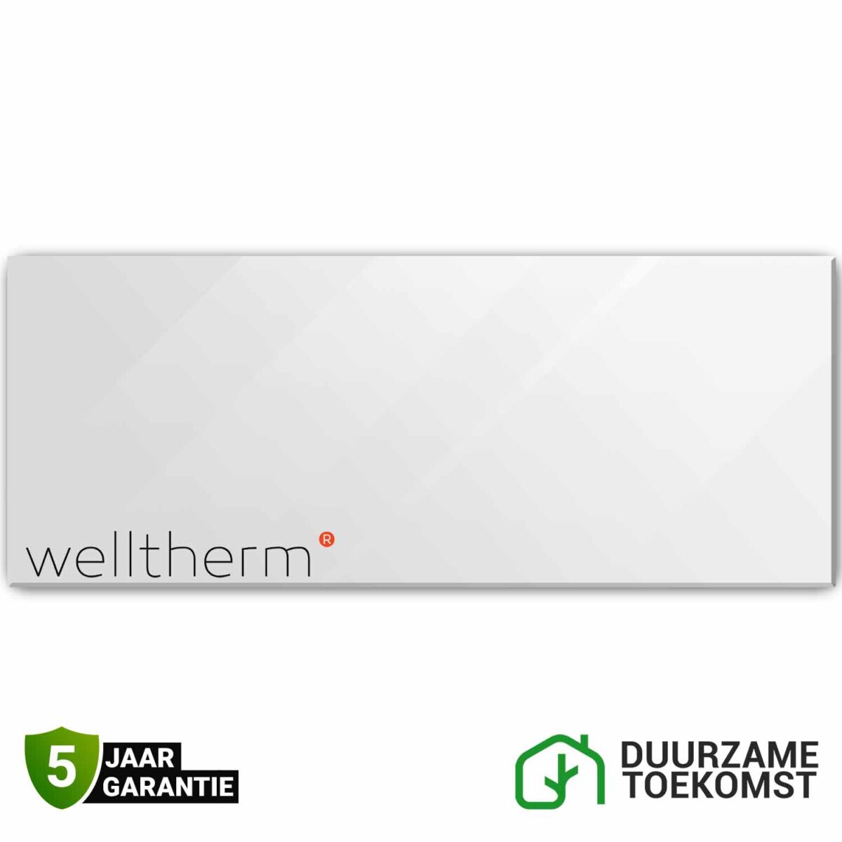 Welltherm infraroodpaneel Kristal Wit 930 watt